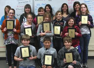 Fifth graders take awards in food service contest
