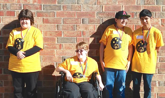 Olympic winners
Four FACES students competed in the bowling portion of Special Olympics on Nov. 8. They included sophomore Edel Klassen-first place, senior Hannah Casey-second place, freshman Alex Hinojosa-first place and junior Nicolas Garcia-second place.