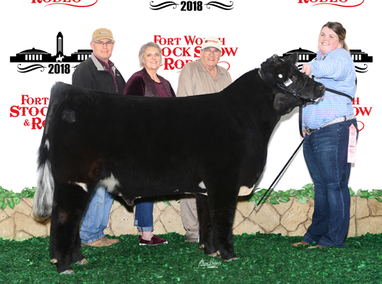 Super+steer--FFA+junior+Kabrynna+Todd+receives+fourth+place+for+her+European+cross+steer+at+the+Fort+Worth+Stock+Show.