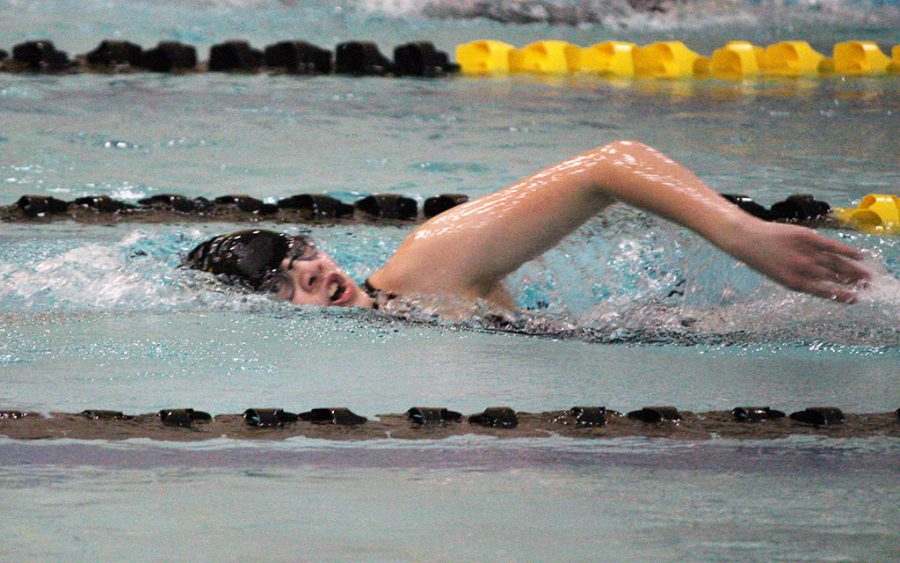 Up+for+air--%0ATaking+a+breath%2C+junior+Samantha+Gutierrez+swims+the+200-meter+freestyle+during+the+home+meet+on+Dec.+14.+Gutierrez+took+13th+in+a+time+of+2%3A47.09.
