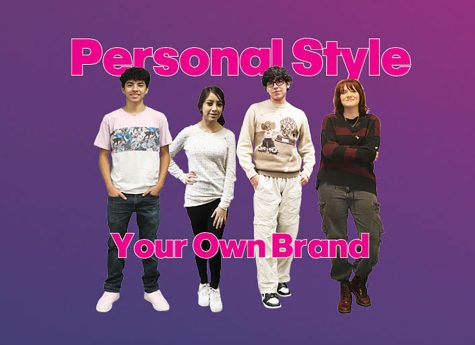 Four different styles--Junior Louis Carrasco, sophomore Daniela Perales Rico, junior Kevin Ronquillo and senior Cloe Webb each have a unique style.