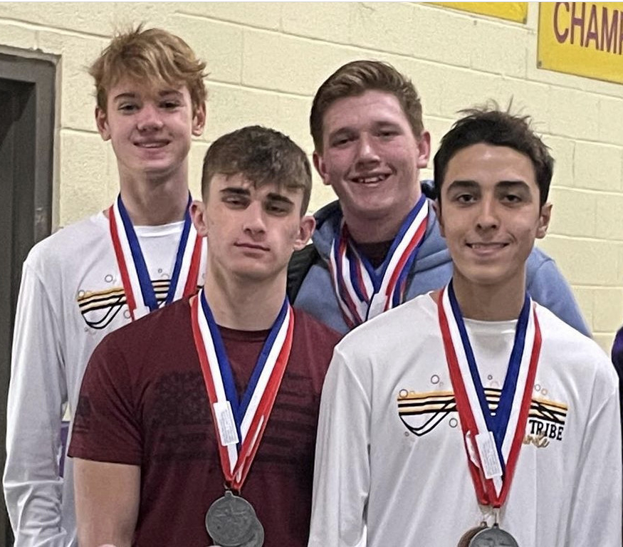 Men’s swim relay makes state appearance